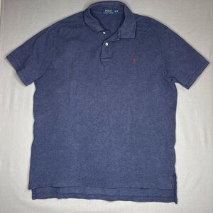 Polo Ralph Lauren Polo Shirt Classic Men’s XL Navy Blue Short Sleeve Cotton